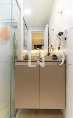 Studio à venda com 21m², 1 quarto e sem vagaBanheiro - Armário