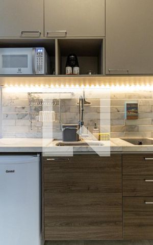 Studio à venda com 21m², 1 quarto e sem vagaCozinha
