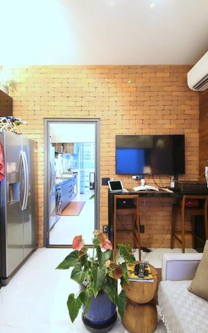 Apartamento à venda com 40m², 1 quarto e 1 vagaCozinha - Sala 