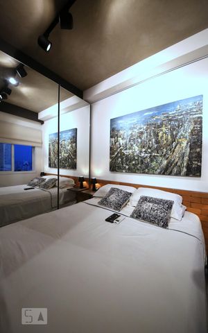 Apartamento à venda com 40m², 1 quarto e 1 vagaQuarto