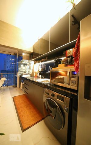 Apartamento à venda com 40m², 1 quarto e 1 vagaCozinha 