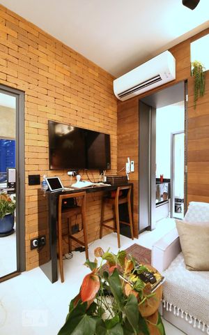 Apartamento à venda com 40m², 1 quarto e 1 vagaSala