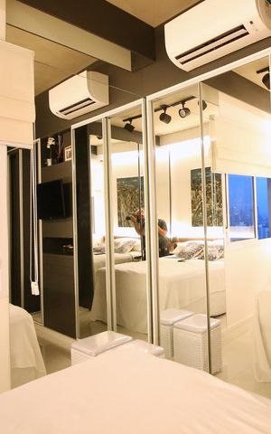 Apartamento à venda com 40m², 1 quarto e 1 vagaQuarto - Armários 