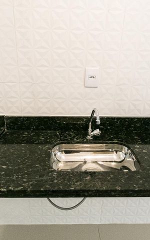 Casa de condomínio para alugar com 40m², 2 quartos e sem vagaSala e Cozinha