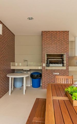 Apartamento à venda com 38m², 1 quarto e 1 vaga Apartamento à venda com 38m², 1 quarto e 1 vagaÁrea comum - Churrasqueira