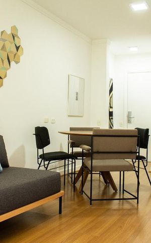 Apartamento para alugar com 35m², 1 quarto e 1 vaga Apartamento para alugar com 35m², 1 quarto e 1 vagaSala