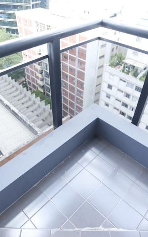Studio para alugar com 48m², 1 quarto e 1 vagaVaranda