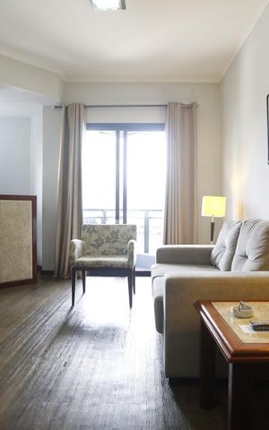 Studio para alugar com 48m², 1 quarto e 1 vagaSala