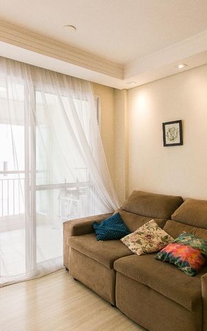 Apartamento à venda com 55m², 2 quartos e 1 vagaSala