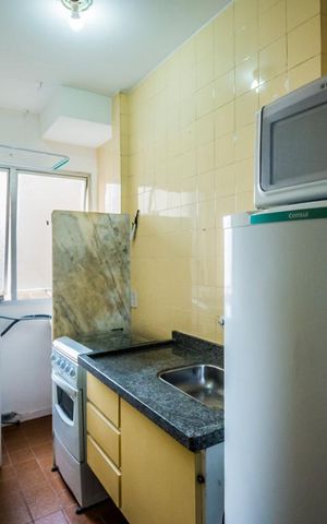 Studio à venda com 40m², 1 quarto e 1 vaga Studio à venda com 40m², 1 quarto e 1 vagaCozinha