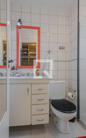 Apartamento para alugar com 58m², 1 quarto e 1 vagaBanheiro da Suíte