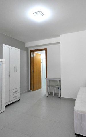 Studio para alugar com 20m², 1 quarto e 1 vagaQuarto/Cozinha