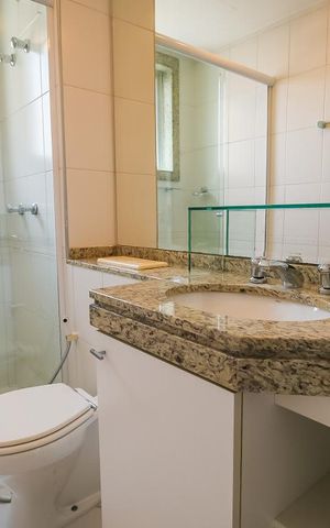 Apartamento para alugar com 218m², 3 quartos e 4 vagas Apartamento para alugar com 218m², 3 quartos e 4 vagasBanheiro Social
