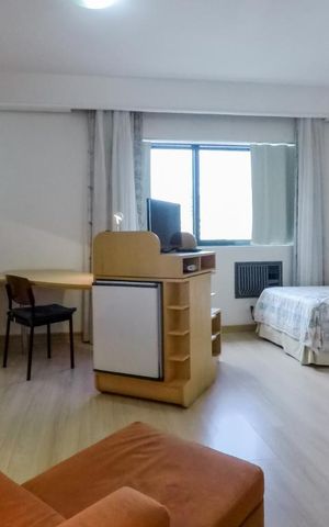 Studio para alugar com 30m², 1 quarto e sem vagaSala / quarto