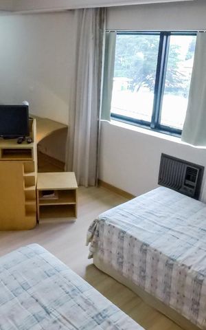 Studio para alugar com 30m², 1 quarto e sem vagaSala / quarto