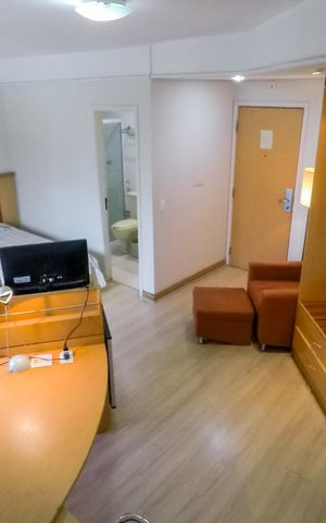 Studio para alugar com 30m², 1 quarto e sem vagaSala / quarto
