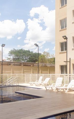 Apartamento para alugar com 41m², 2 quartos e sem vagaÁrea comum - piscina