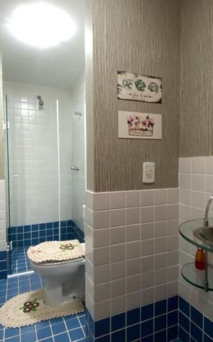 Apartamento à venda com 109m², 3 quartos e 2 vagas Apartamento à venda com 109m², 3 quartos e 2 vagasBanheiro