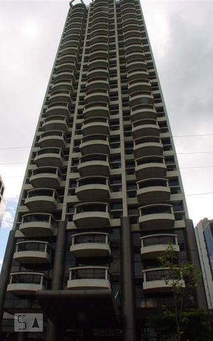 Apartamento para alugar com 36m², 1 quarto e 1 vaga Apartamento para alugar com 36m², 1 quarto e 1 vagaFachada