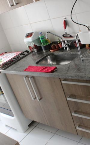 Apartamento à venda com 42m², 1 quarto e sem vagaCozinha Armários