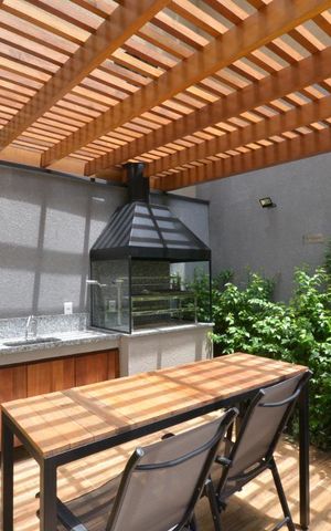 Studio à venda com 27m², 1 quarto e sem vagaChurrasqueira