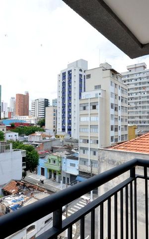 Studio à venda com 27m², 1 quarto e sem vaga Studio à venda com 27m², 1 quarto e sem vagaVaranda