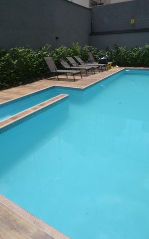 Studio à venda com 27m², 1 quarto e sem vagaPiscina