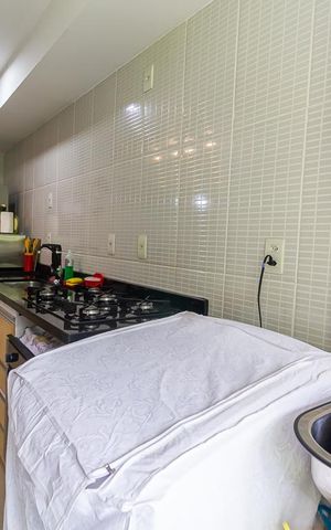 Apartamento à venda com 77m², 3 quartos e 1 vaga Apartamento à venda com 77m², 3 quartos e 1 vagaCozinha e Área de Serviço