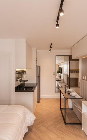Studio à venda com 36m², 1 quarto e sem vagaStudio