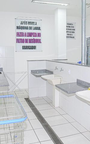 Studio à venda com 27m², 1 quarto e sem vaga Studio à venda com 27m², 1 quarto e sem vagaÁrea Comun - Lavanderia