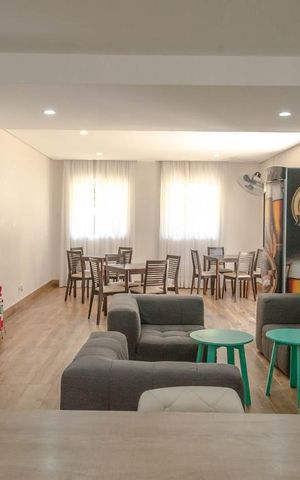 Apartamento para alugar com 33m², 1 quarto e sem vaga Apartamento para alugar com 33m², 1 quarto e sem vagaÁrea comum - Salão de festas