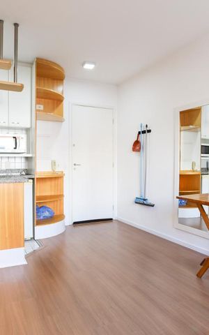 Studio à venda com 30m², 1 quarto e sem vagaSala