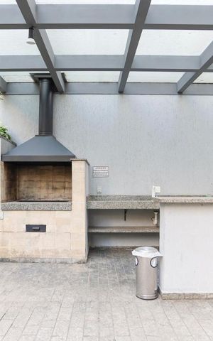 Studio à venda com 30m², 1 quarto e sem vagaChurrasqueira