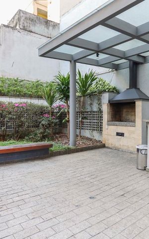 Studio à venda com 30m², 1 quarto e sem vagaChurrasqueira