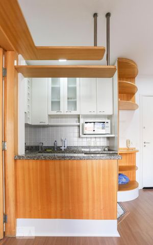 Studio à venda com 30m², 1 quarto e sem vagaCozinha