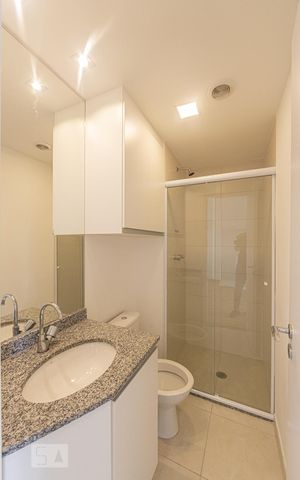 Apartamento para alugar com 36m², 1 quarto e sem vaga Apartamento para alugar com 36m², 1 quarto e sem vagaBanheiro Social