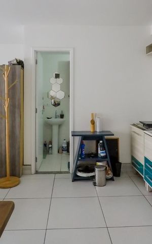 Studio à venda com 38m², 1 quarto e sem vagaSala / Quarto