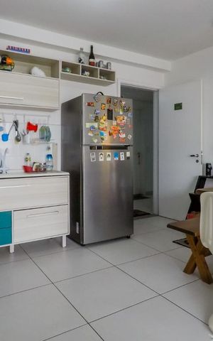 Studio à venda com 38m², 1 quarto e sem vagaCozinha