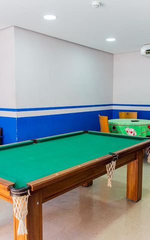 Apartamento à venda com 42m², 1 quarto e 1 vaga Apartamento à venda com 42m², 1 quarto e 1 vagaSalão de jogos
