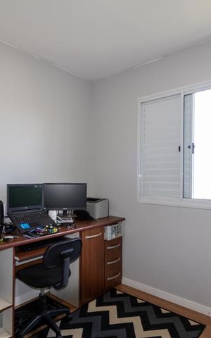 Apartamento à venda com 61m², 3 quartos e 1 vagaQuarto 2