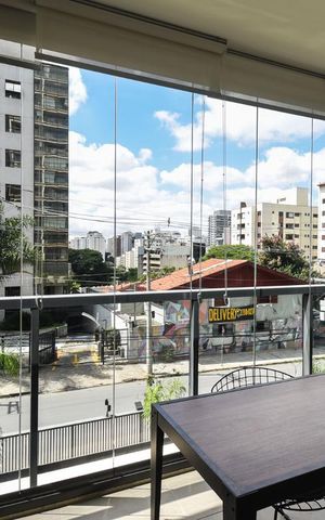 Apartamento à venda com 44m², 1 quarto e sem vagaVaranda