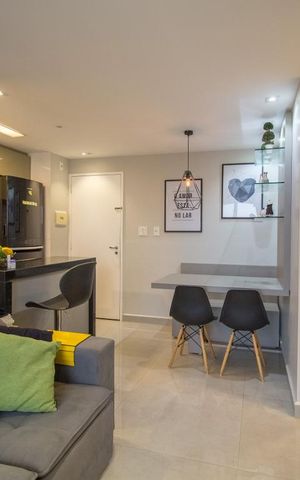 Apartamento à venda com 47m², 2 quartos e 1 vaga Apartamento à venda com 47m², 2 quartos e 1 vagaSala