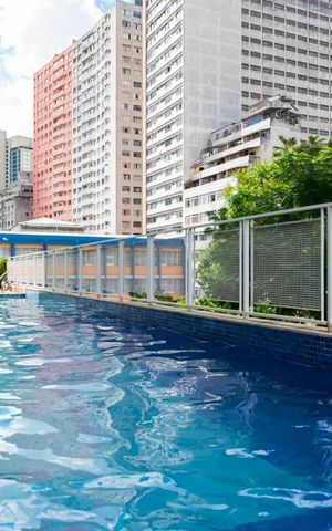 Apartamento à venda com 45m², 2 quartos e 1 vagaÁrea comum - Piscina adulto
