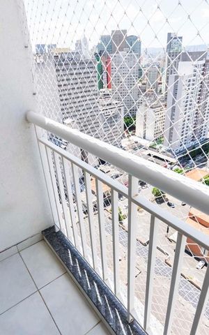 Apartamento à venda com 45m², 2 quartos e 1 vagaVaranda