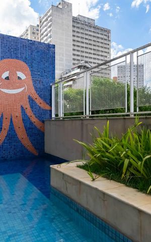 Apartamento à venda com 45m², 2 quartos e 1 vagaÁrea comum - Piscina infantil
