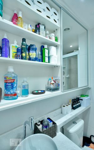 Apartamento à venda com 34m², 2 quartos e sem vagaDetalhe banheiro