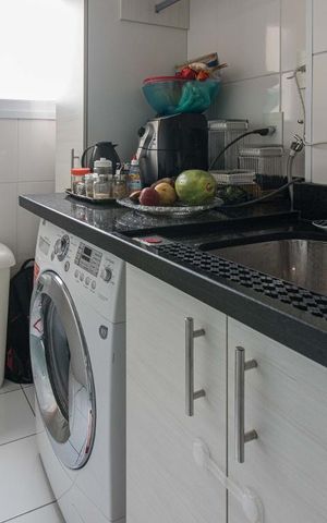 Apartamento para alugar com 64m², 1 quarto e 1 vagaCozinha Lavanderia