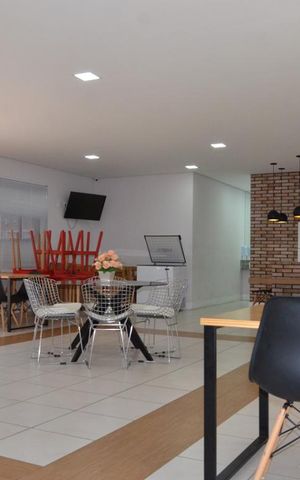 Apartamento à venda com 49m², 2 quartos e sem vagaÁrea comum - Salão de festas
