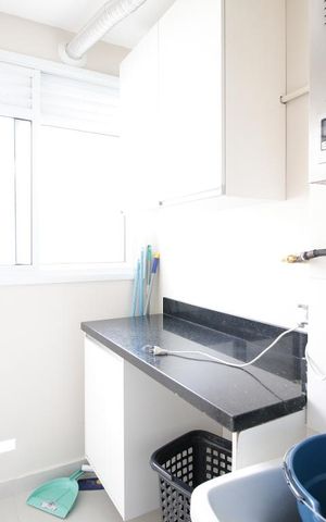Apartamento à venda com 62m², 1 quarto e 2 vagasarea de serviço