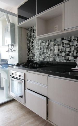 Apartamento à venda com 62m², 1 quarto e 2 vagascozinha